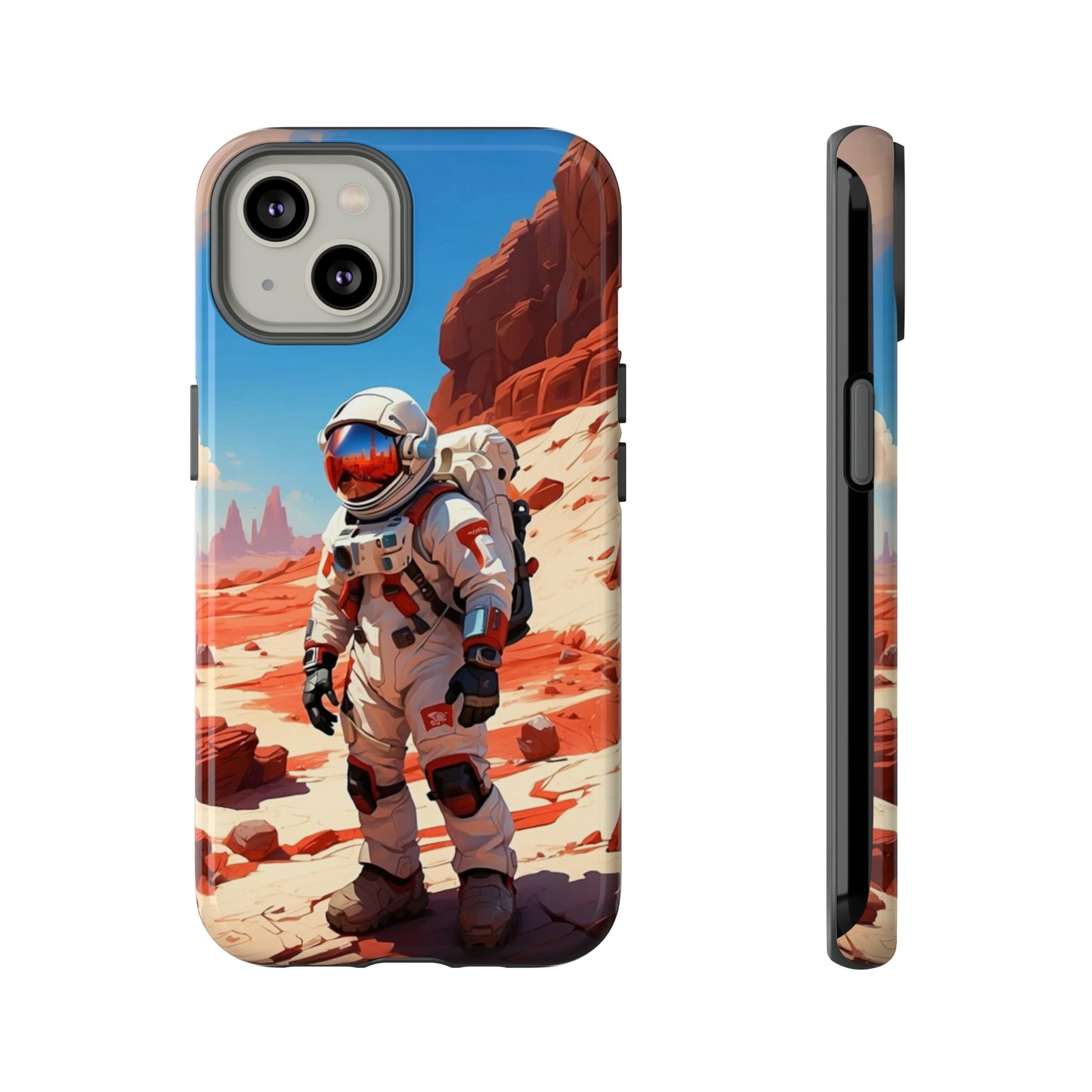 Astronaut on mars Tough Case