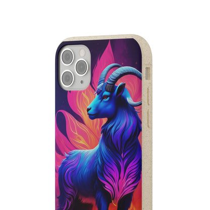 Pink Peculiar Goat Biodegradable Case