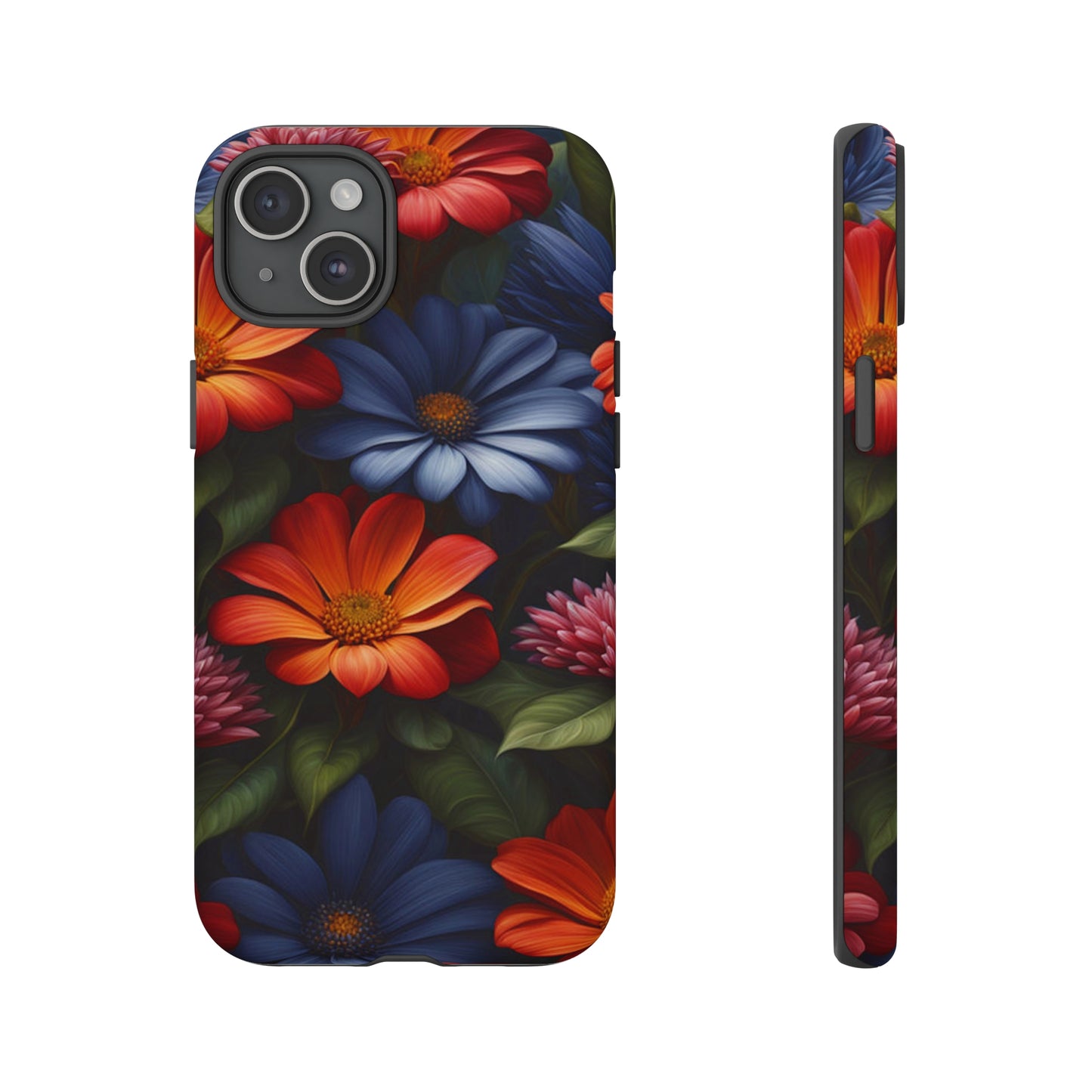 Flame Flowers Tough Case