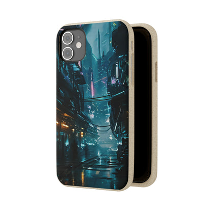 Dystopian Cityscape Biodegradable Case