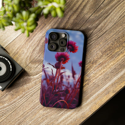 Violet Flower Slim Phone Case - Colorwink