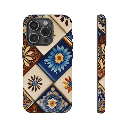 Floral Tiles Tough Case