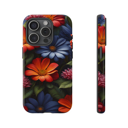 Flame Flowers Tough Case