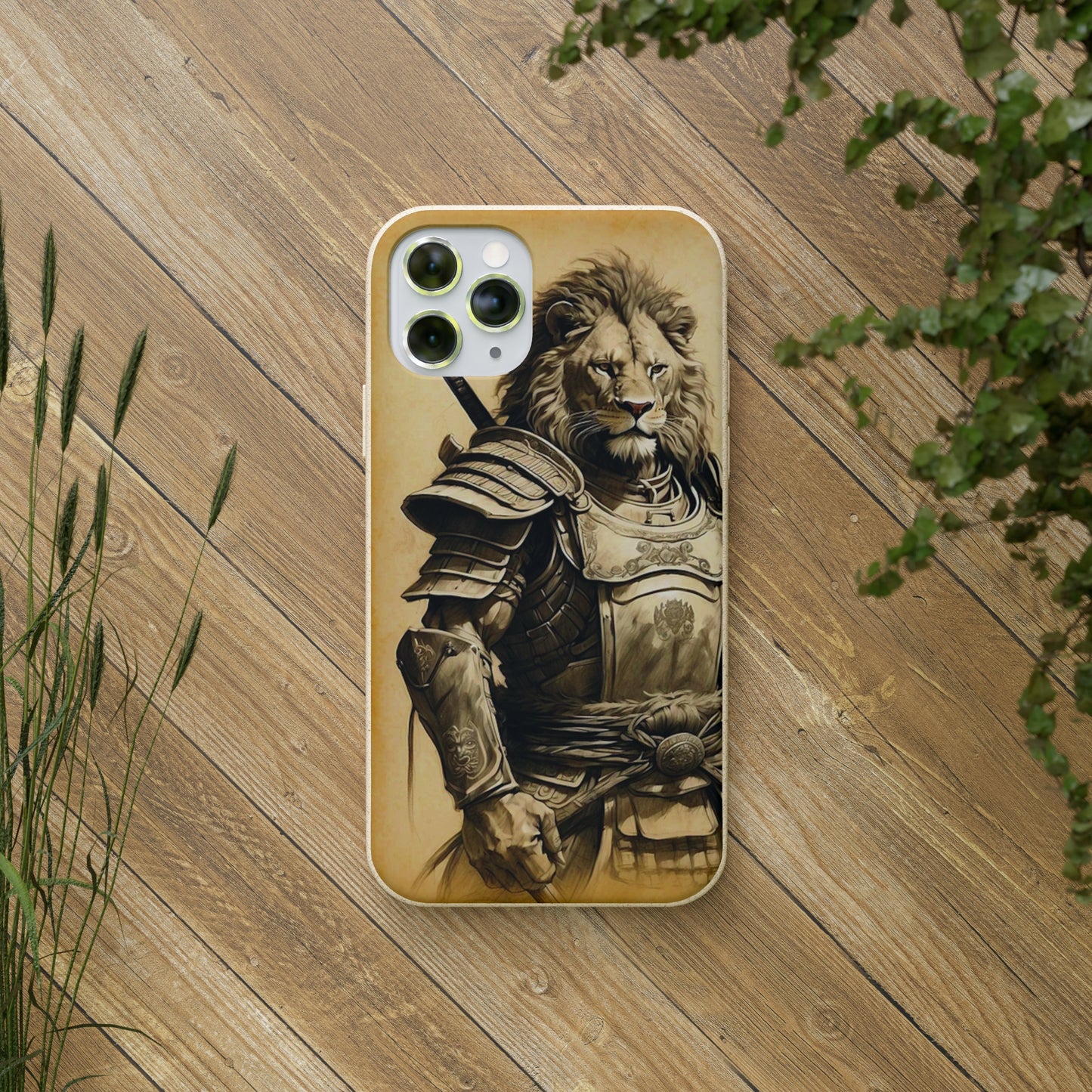 Lion Samurai Biodegradable Case