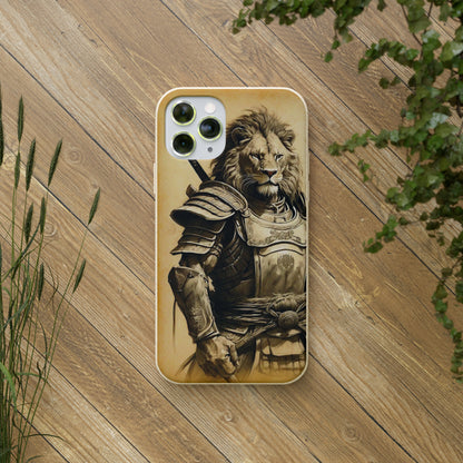 Lion Samurai Biodegradable Case