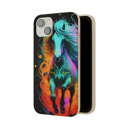 Psychedelic Horse Biodegradable Case