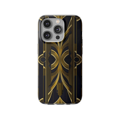 Abstract Golden Flexi Case