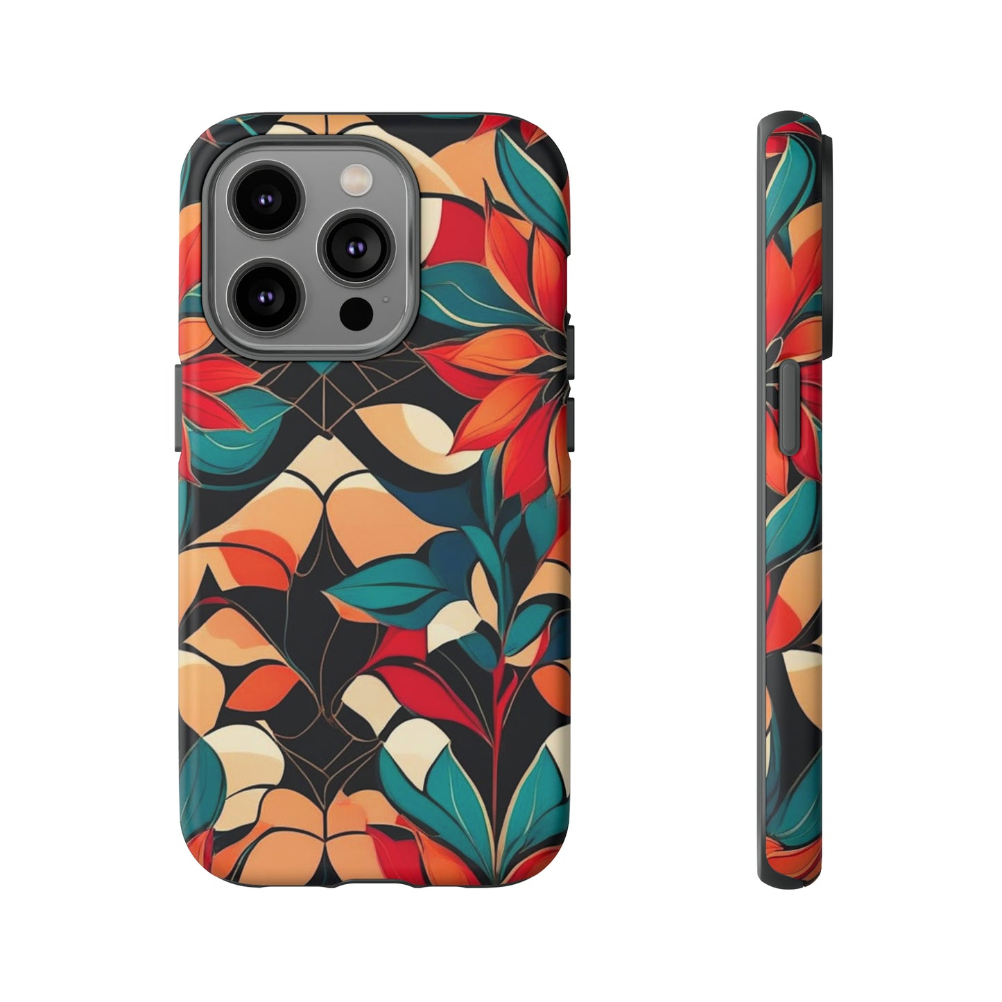 Flower Pattern Art Design Tough Case