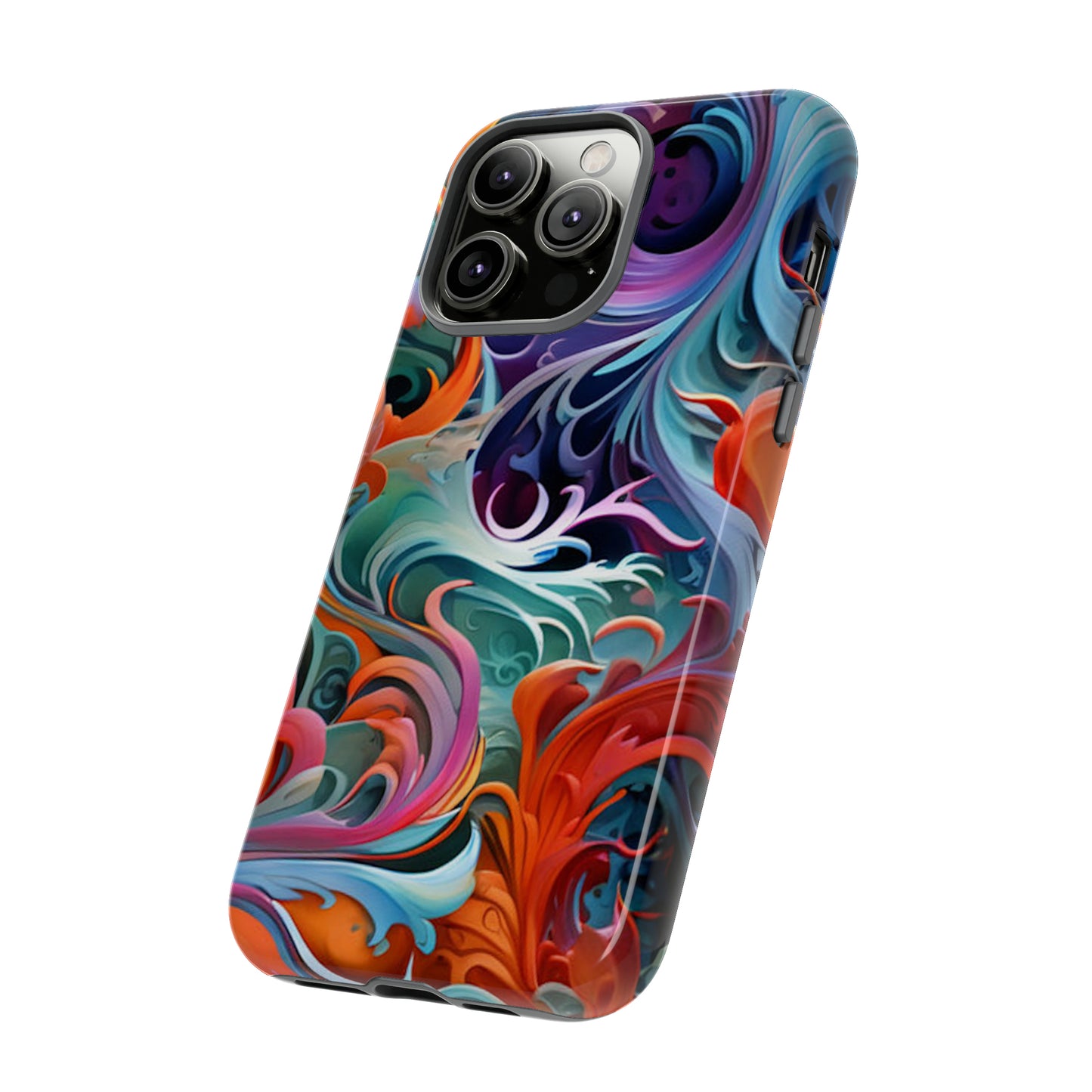 Spiral Paint Art Pattern Tough Case