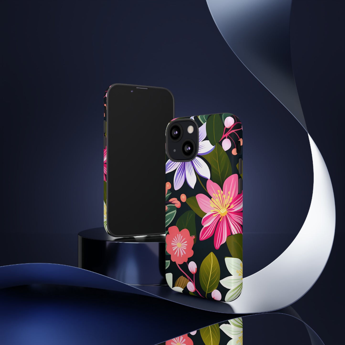 Pink Flower Pattern Tough Case