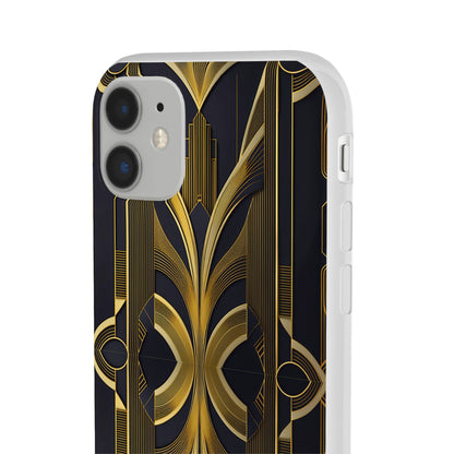 Abstract Golden Flexi Case