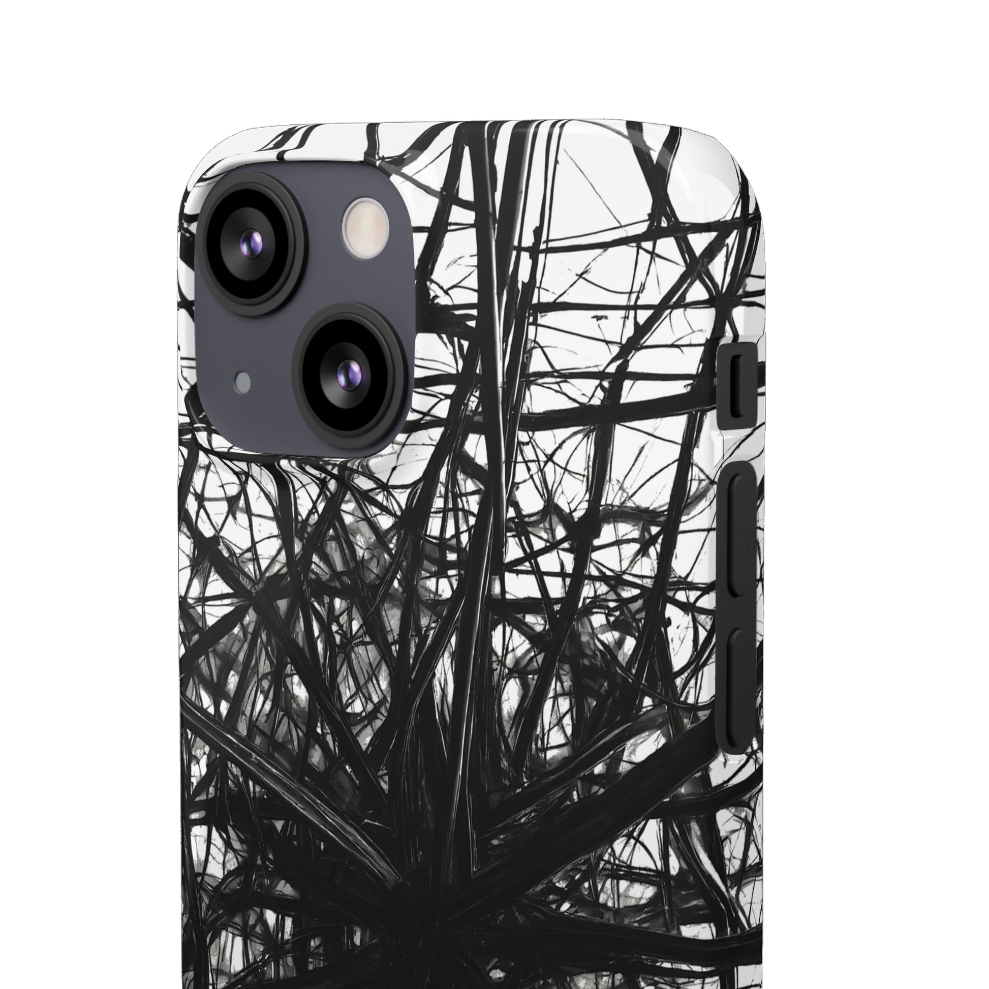 Black Webs Snap Case - Colorwink