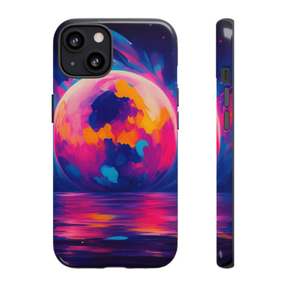 Hexagonal Moon Tough Case