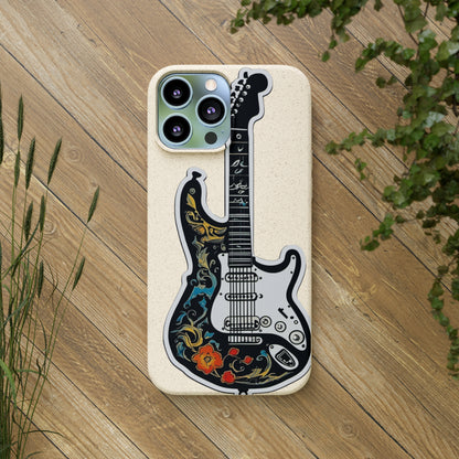 Artistic Guitar Trendy Biodegradable Cases