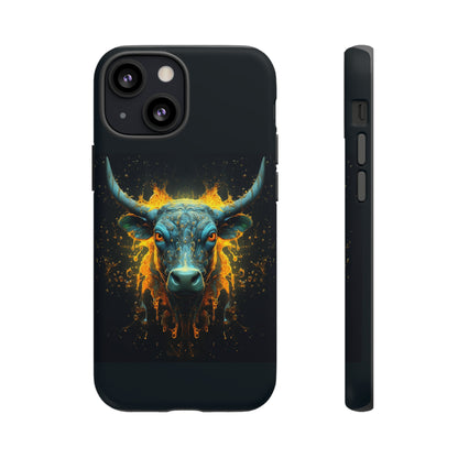 Bull Face Yellow Tough Case