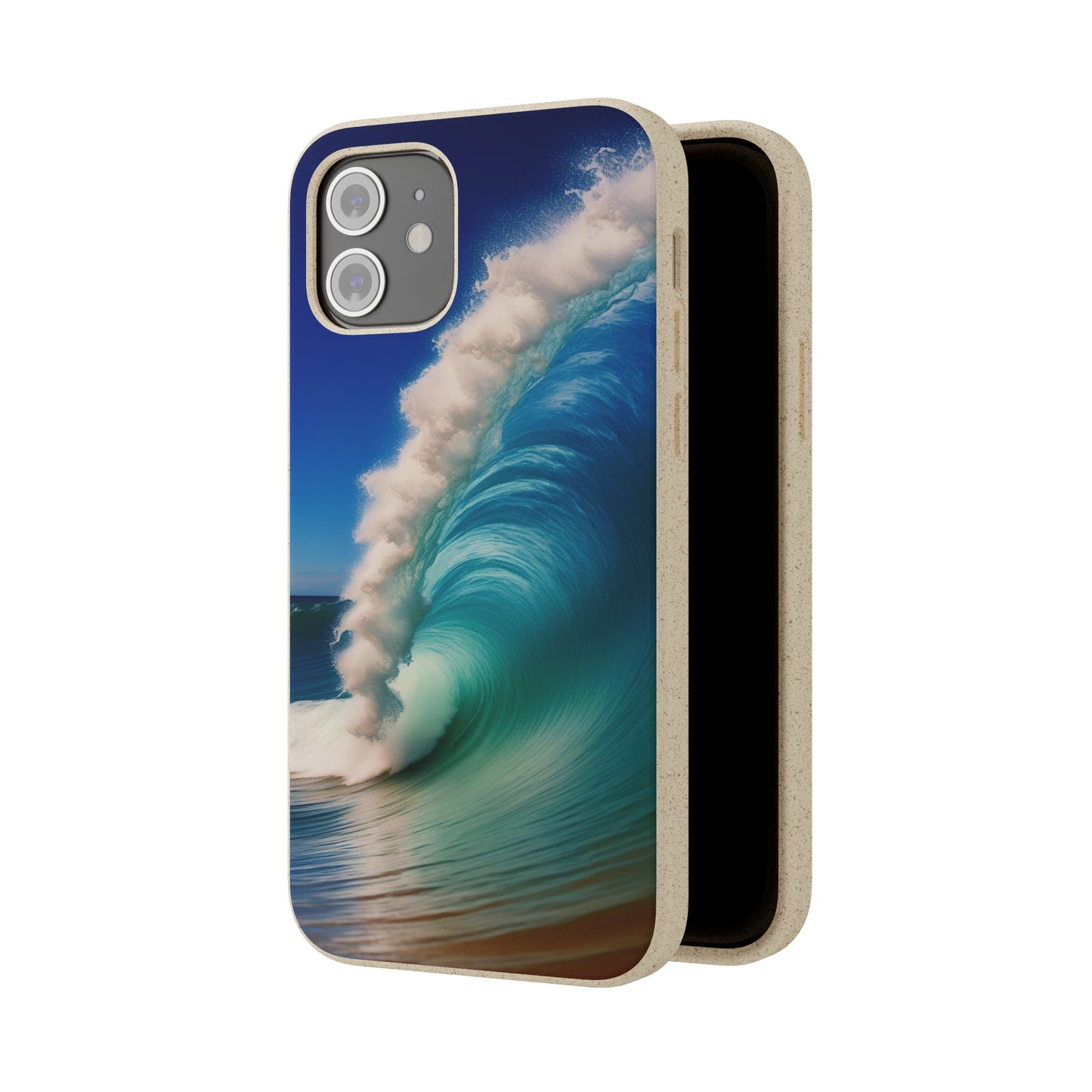 Deep Blue Wave Biodegradable Case