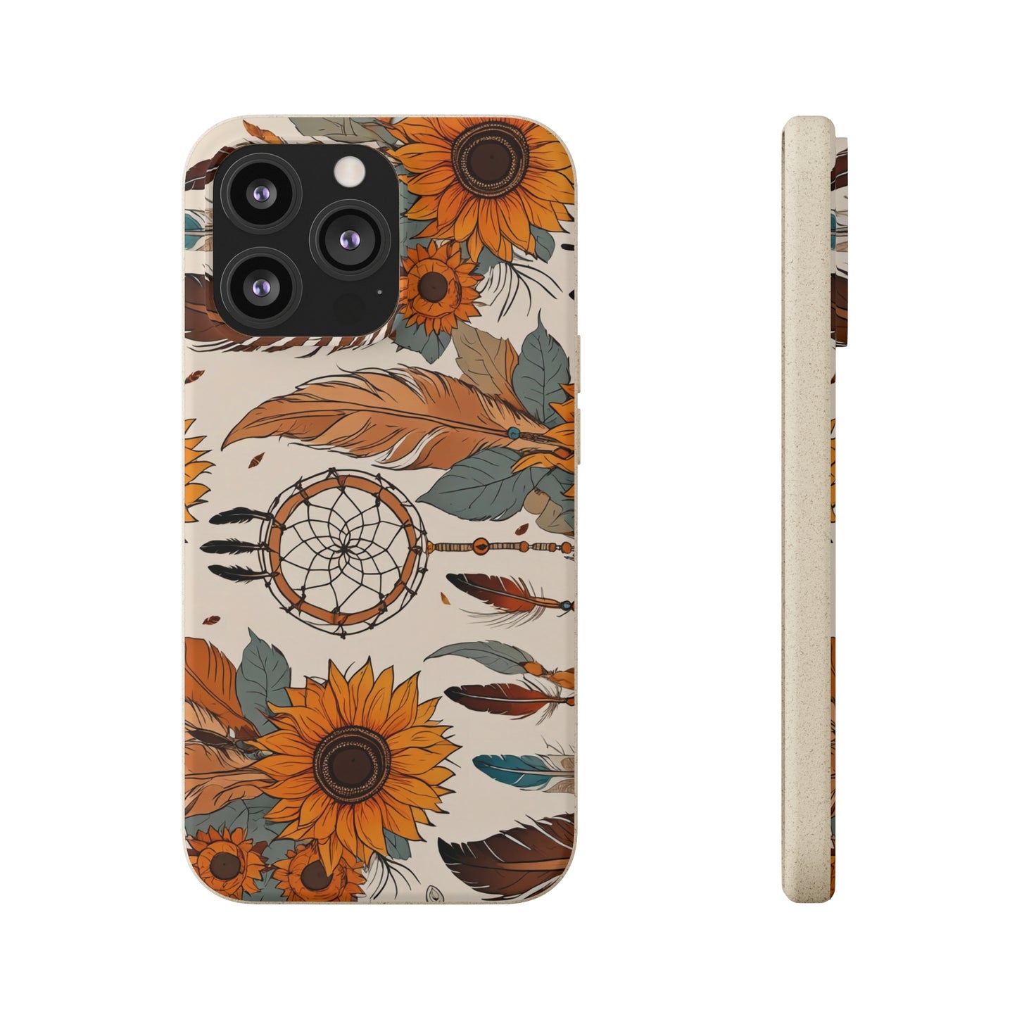 Floral Art Biodegradable Case