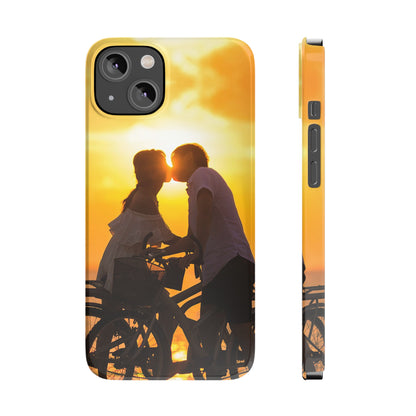 Sunset Kiss Slim Phone Case