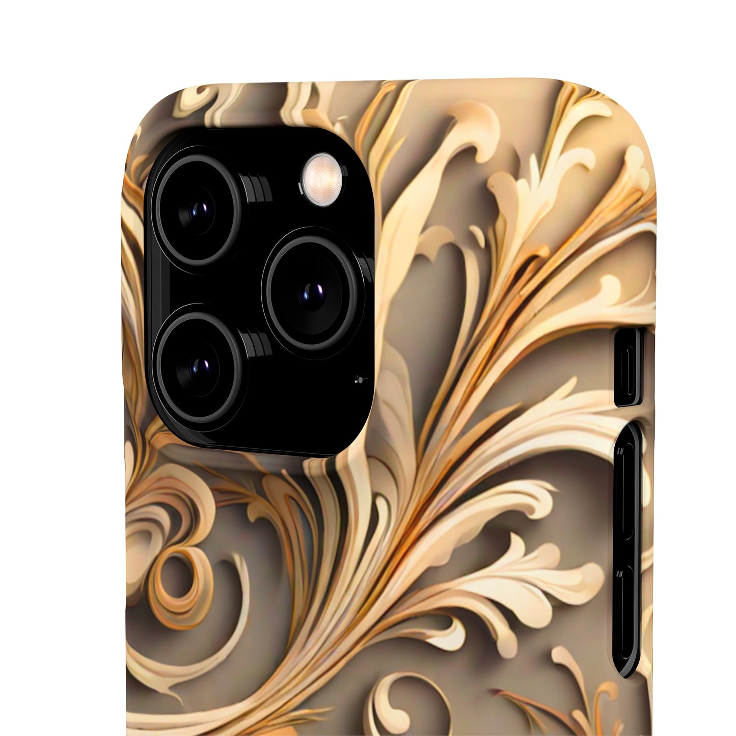 Golden Tendrils Snap Case - Colorwink