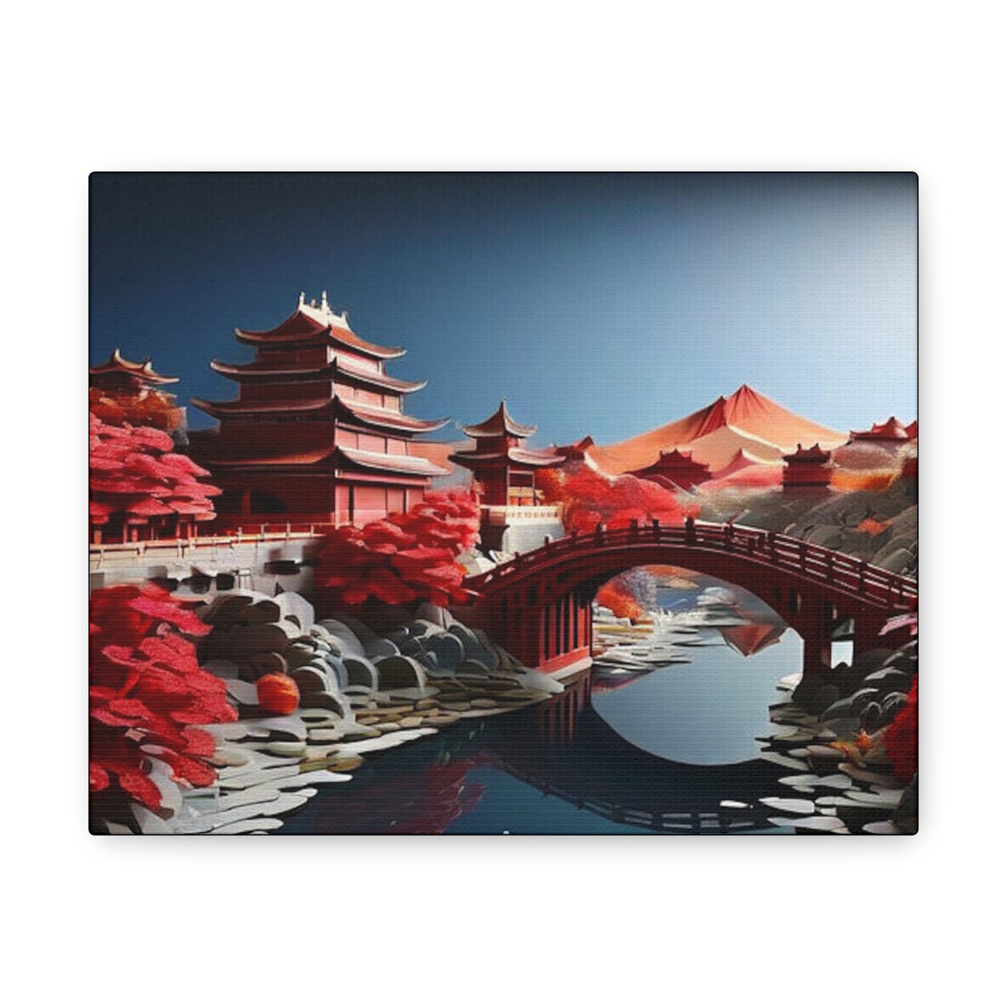 Old Cantonese Village Canvas