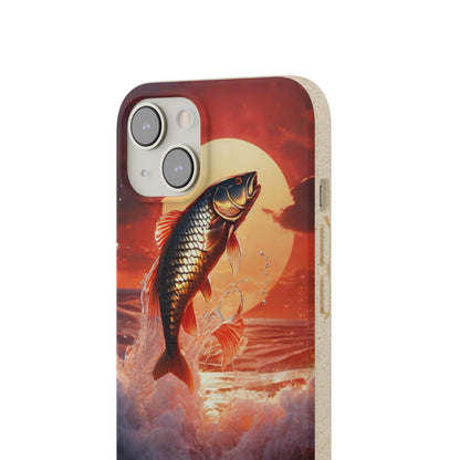 Solar Swimming Fish Biodegradable Case