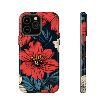 Red Dandelion  Art Design Pattern Tough Case