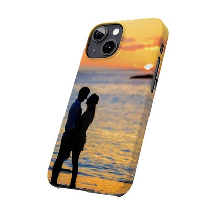 Beach Love Slim Phone Case