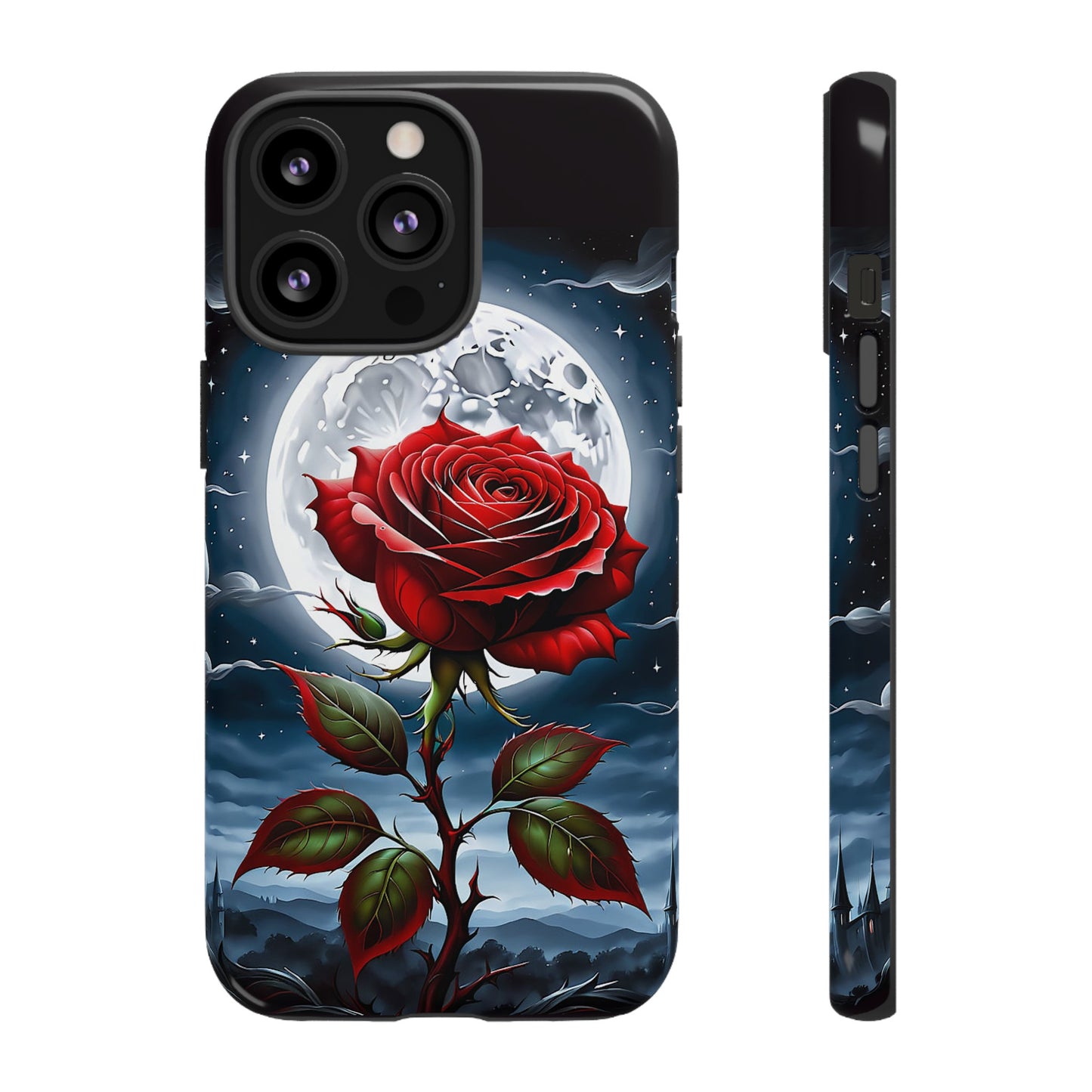 Moonlit Rose Tough Case