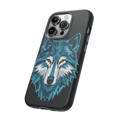 Cubism Wolf Art Tough Case