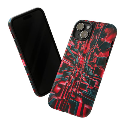 Red Illusion Art  Pattern Tough Case