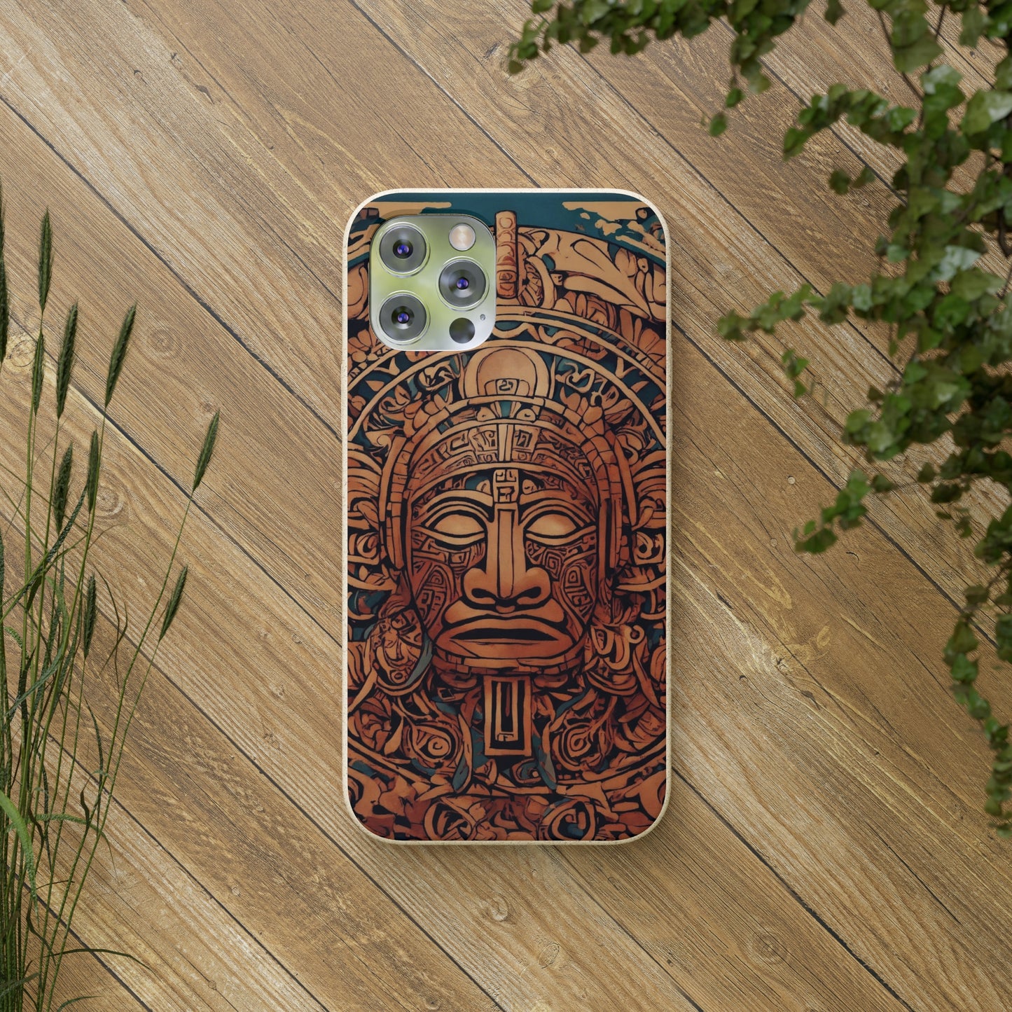 Marquesan Tattoo Style Biodegradable Case