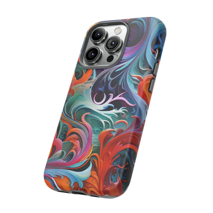 Spiral Paint Art Pattern Tough Case