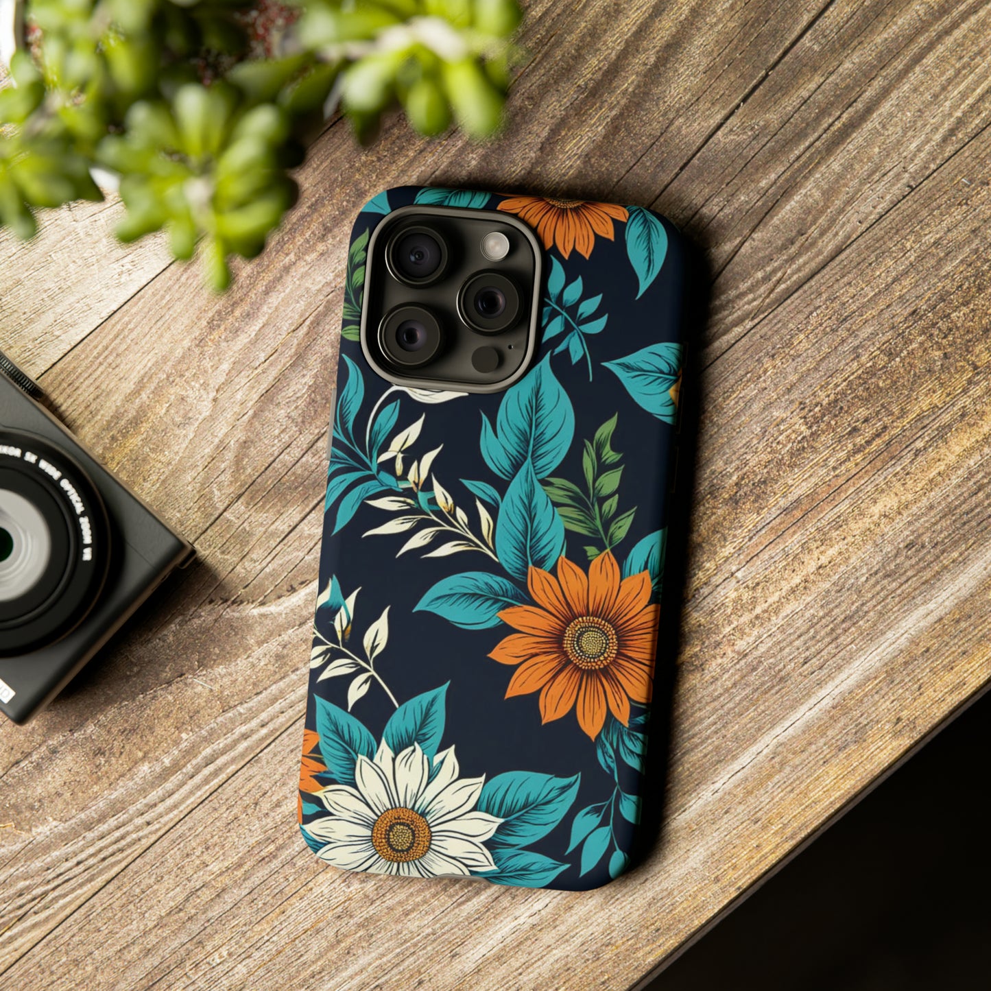 Flower Designs Pattern Tough Case