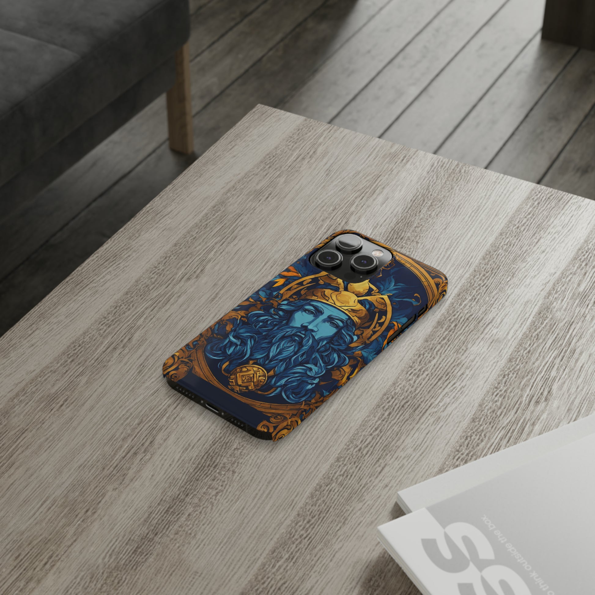 Greek God Slim Phone Case - Colorwink