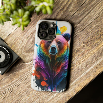 Trippy Bear Tough Case - Colorwink