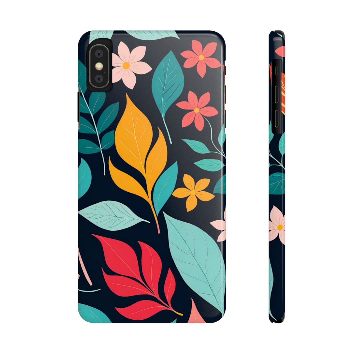 Flower Leaf Slim Phone Case