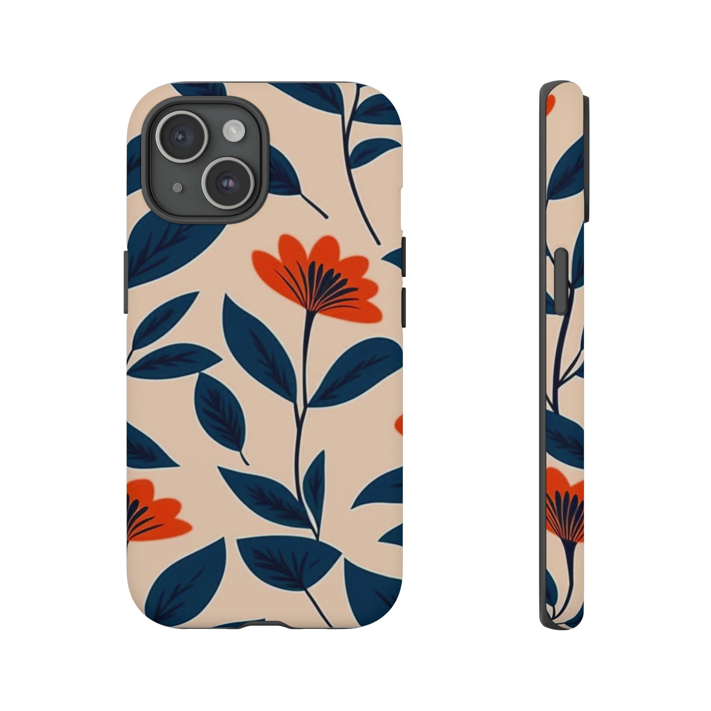 Floral Pattern Tough Case