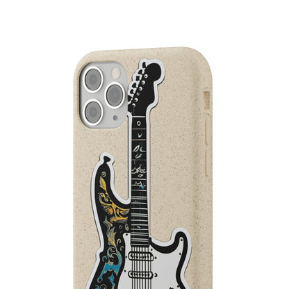 Artistic Guitar Trendy Biodegradable Cases