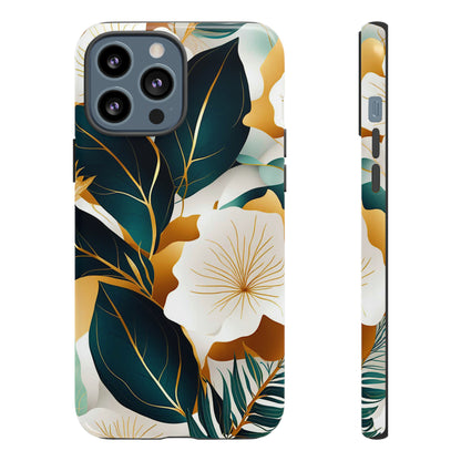 White Flowers Art Tough Case