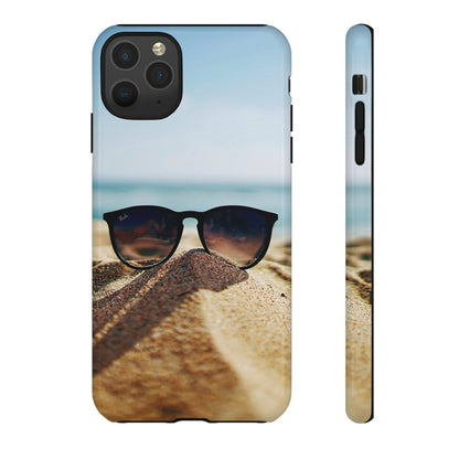 Sunglass on Beach Tough Case