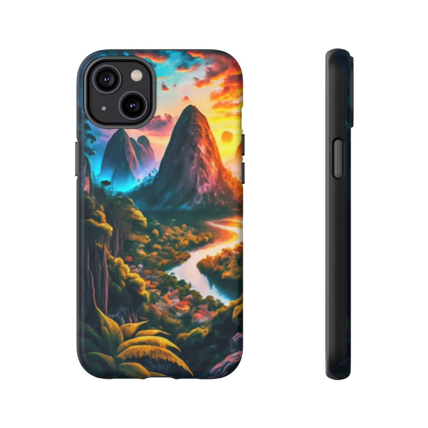 Glowing Mountain Tough Case