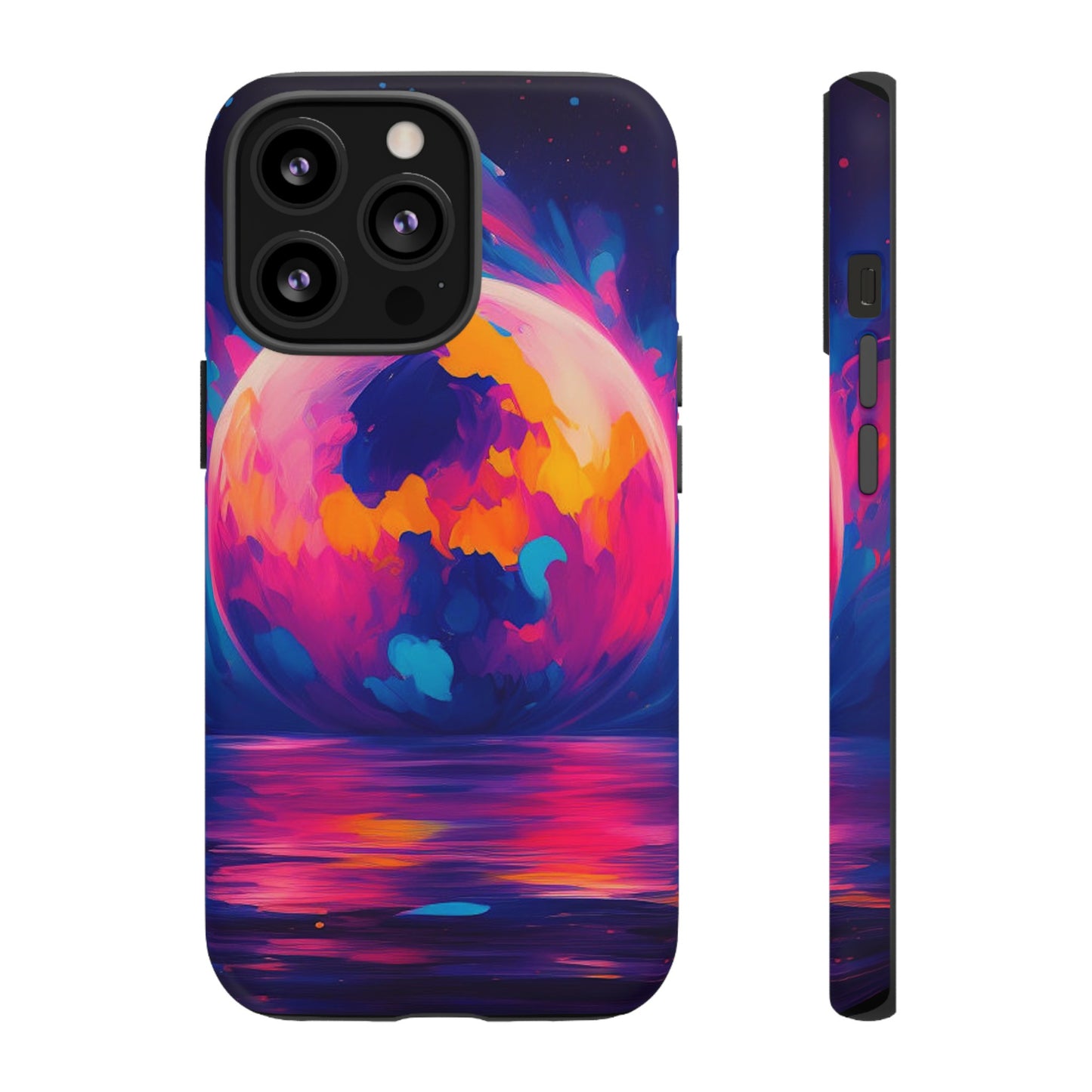 Hexagonal Moon Tough Case