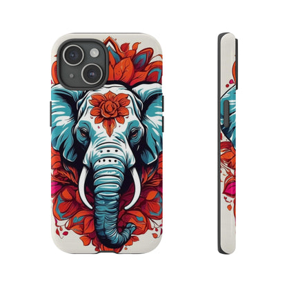 Floral Elephant Tough Case