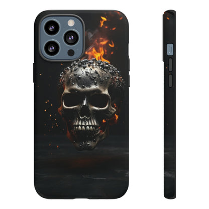 Fiery Skull Tough Case