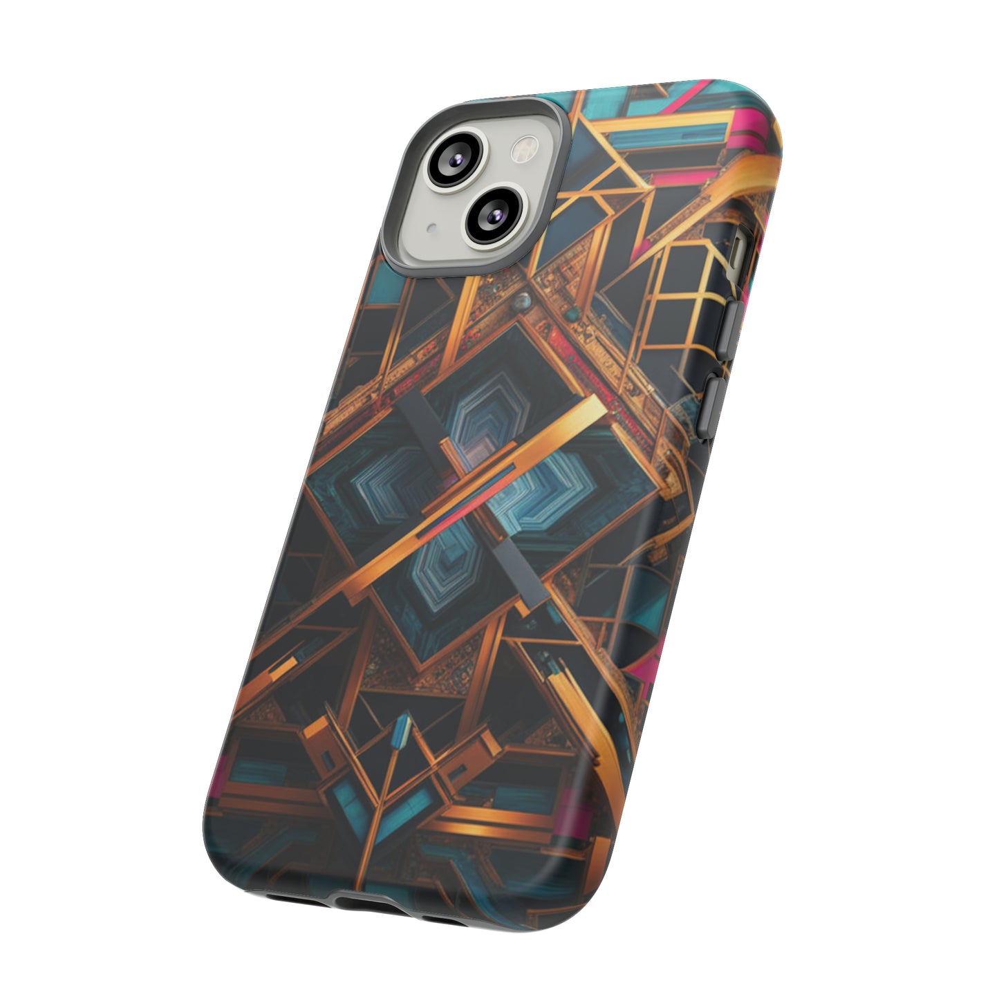 Abstract Tesseract Tough Case