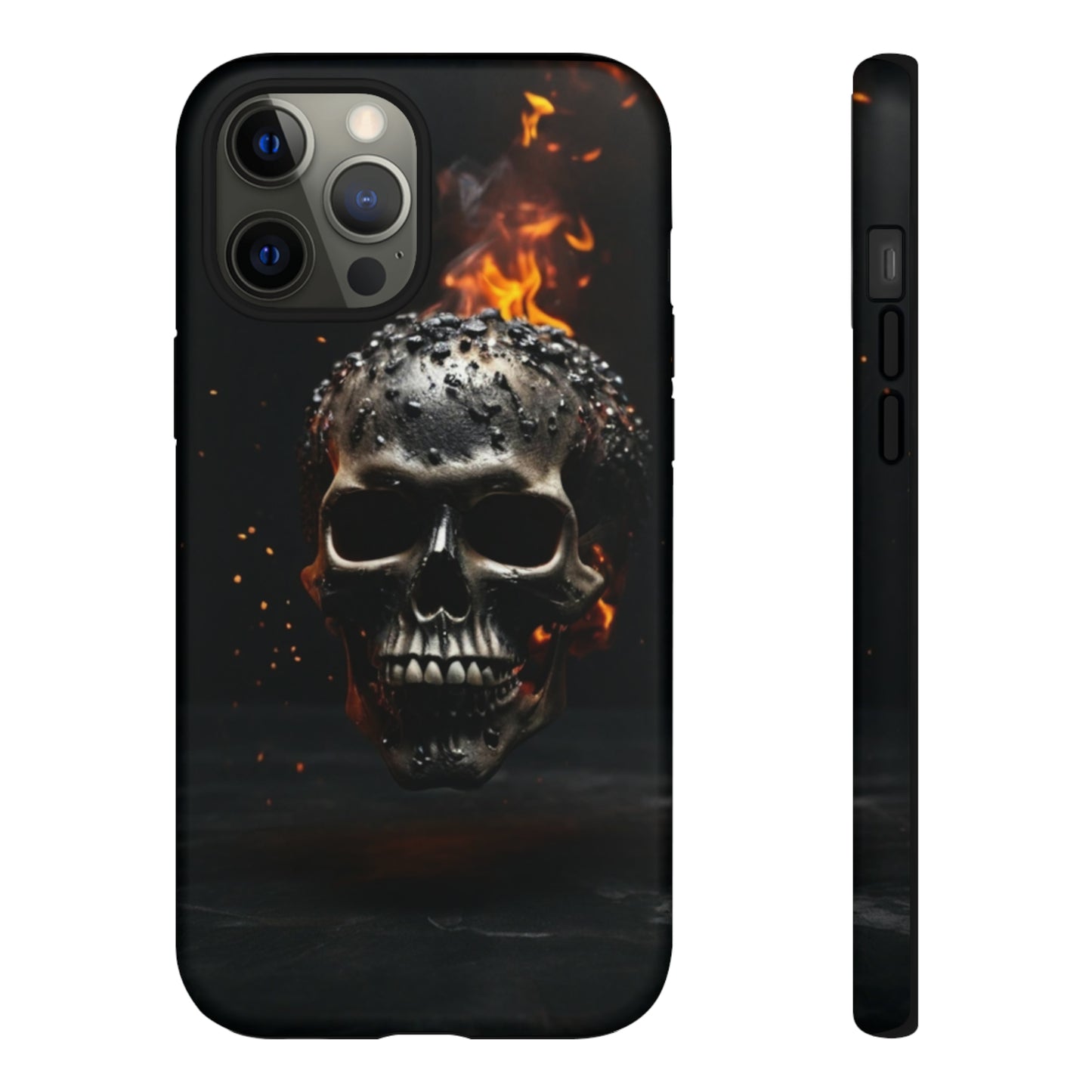 Fiery Skull Tough Case