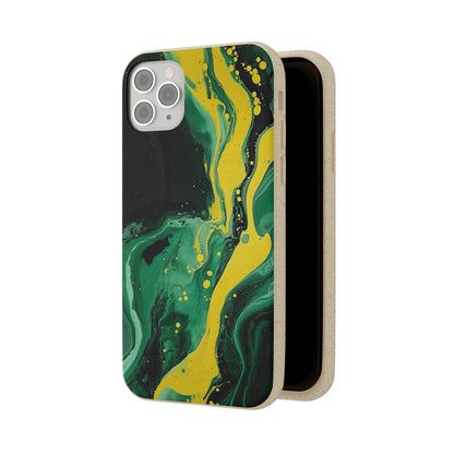 Swirling Shadows Design Biodegradable Case