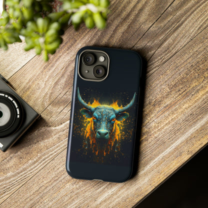 Bull Face Yellow Tough Case