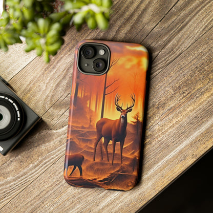 Deer Painting Tough Case