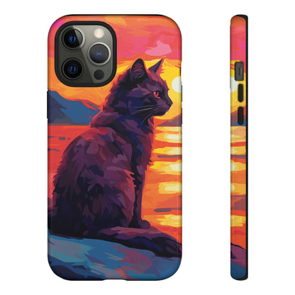 Sunset Cat Tough Case